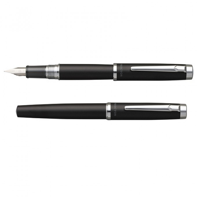 Pióro wieczne PLATINUM Procyon Luster Black Mist, F, czarne