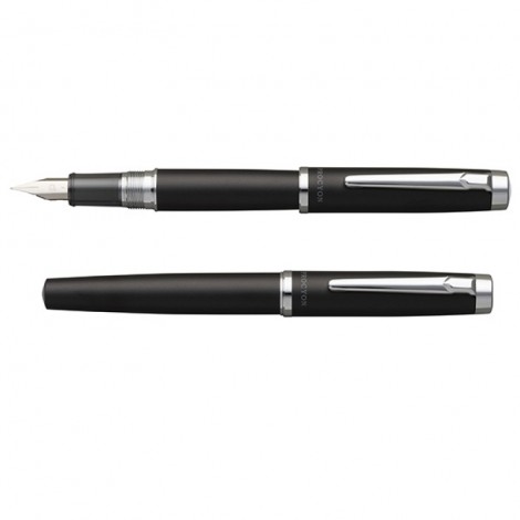 Pióro wieczne PLATINUM Procyon Luster Black Mist, M, czarne