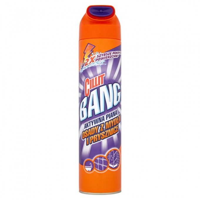 Aktywna piana CILLIT BANG, osady z mydła, 600 ml