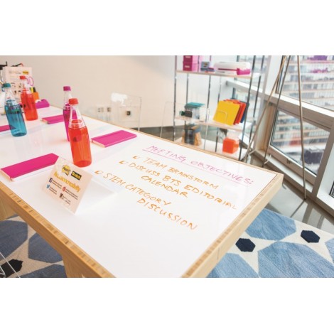 Suchościeralna folia w rolce POST-IT® Flex Write (DEF3x2EU), 60,9x91,4 cm, biała