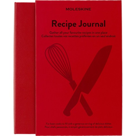 Notes MOLESKINE Passion Journal Recipe, 400 stron, czerwony