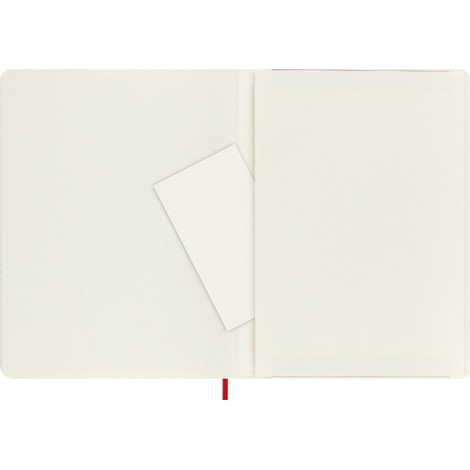 Notes MOLESKINE Classic XL, 19x25cm, w linie, miękka oprawa, 192 strony, czerwony