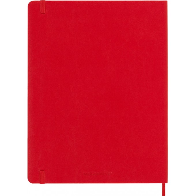Notes MOLESKINE Classic XL, 19x25cm, w linie, miękka oprawa, 192 strony, czerwony