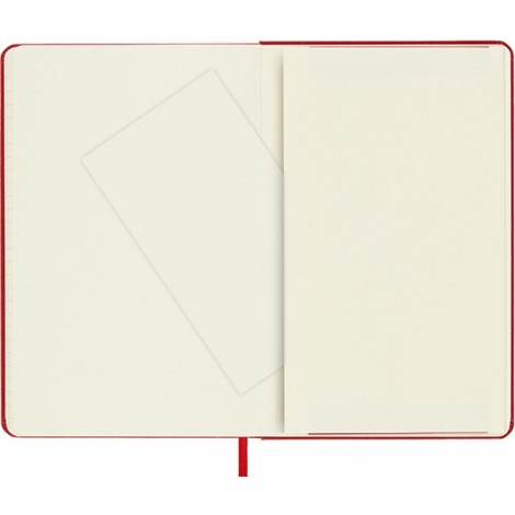 Notes MOLESKINE Classic M, 11,5x18 cm, w linie, twarda oprawa, scarlet red, 208 stron, czerwony
