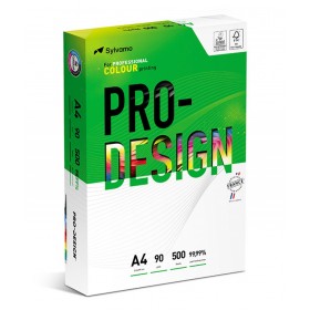 Papier ksero PRO-DESIGN FSC, satynowany, klasa A++, A4, 168CIE, 90gsm, 500 ark.