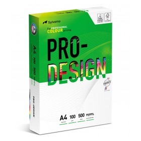 Papier ksero PRO-DESIGN FSC, satynowany, klasa A++, A4, 168CIE, 100gsm, 500 ark.