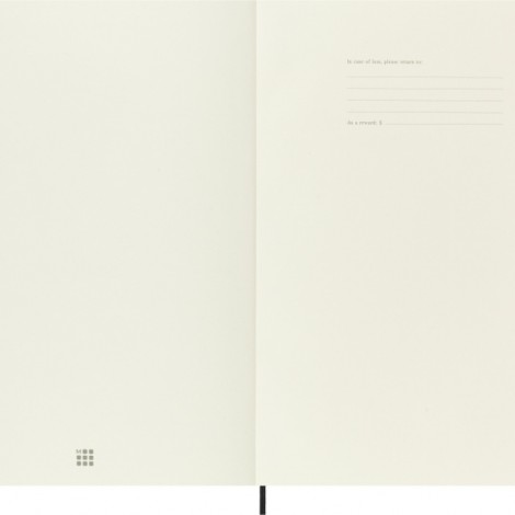 Notes MOLESKINE Classic A4 (21x29,7 cm) w linie, miękka oprawa, 192 strony, czarny