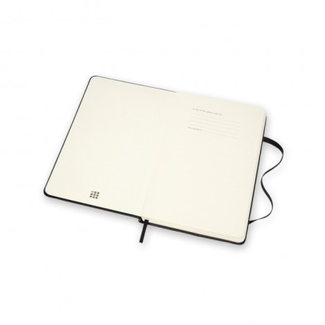 Notes MOLESKINE Classic edycja limitowana, twarda oprawa skórzana L (13x21 cm) w linie, czarny