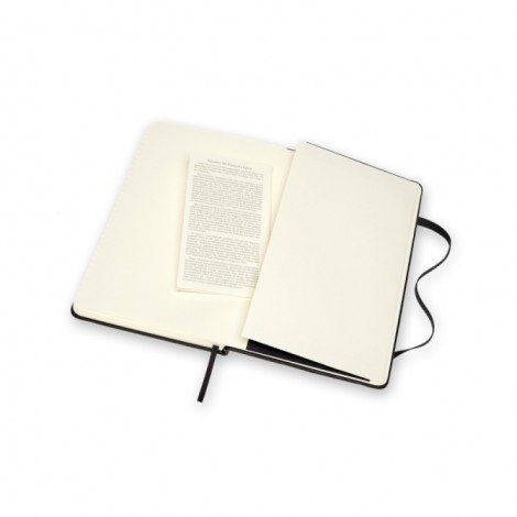 Notes MOLESKINE Classic edycja limitowana, twarda oprawa skórzana L (13x21 cm) w linie, czarny