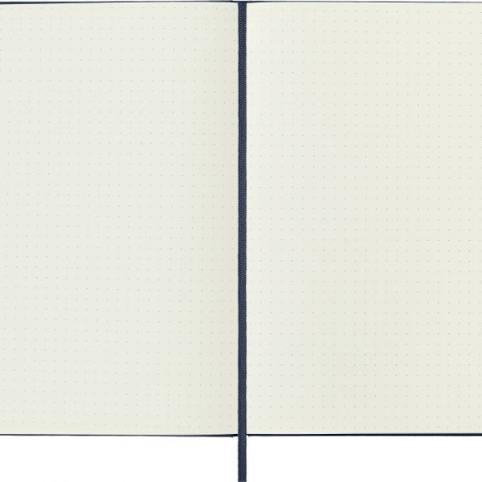Notes MOLESKINE Classic L (13x21 cm) w kropki, twarda oprawa, sapphire blue, 240 stron, niebieski