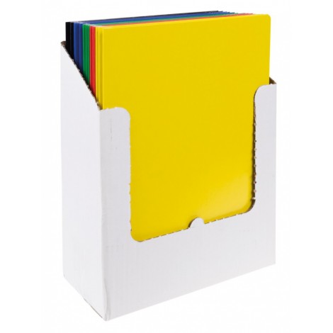 Teczka z gumką OFFICE PRODUCTS, karton, A4, 300gsm, 3-skrz., mix kolorów