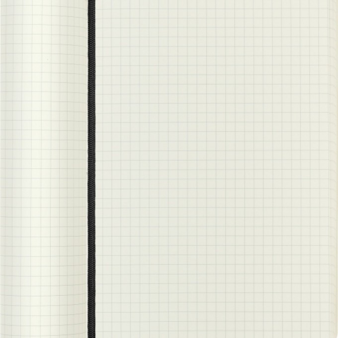 Notes MOLESKINE Classic L (13x21cm) w kratkę, miękka oprawa, 192 strony, czarny