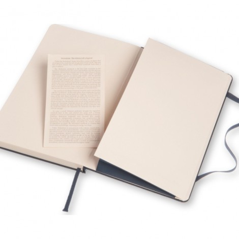 Notes MOLESKINE Classic L (13x21cm) w linie, twarda oprawa, sapphire blue, 240 stron, niebieski