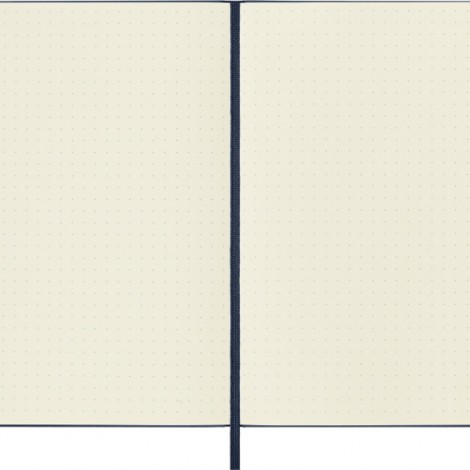 Notes MOLESKINE Classic M (11,5x18 cm) w kropki, twarda oprawa, sapphire blue, 208 stron, niebieski