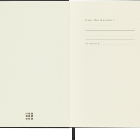 Notes MOLESKINE Classic M (11,5x18 cm) w linie, twarda oprawa, 208 stron, czarny