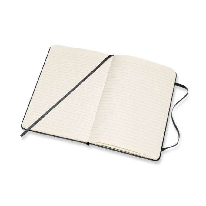 Notes MOLESKINE Classic M (11,5x18 cm) w linie, twarda oprawa, 208 stron, czarny