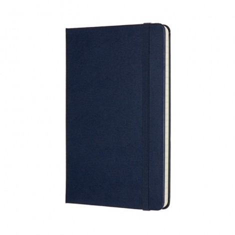 Notes MOLESKINE Classic M (11,5x18 cm) w linie, twarda oprawa, sapphire blue, 208 stron, niebieski