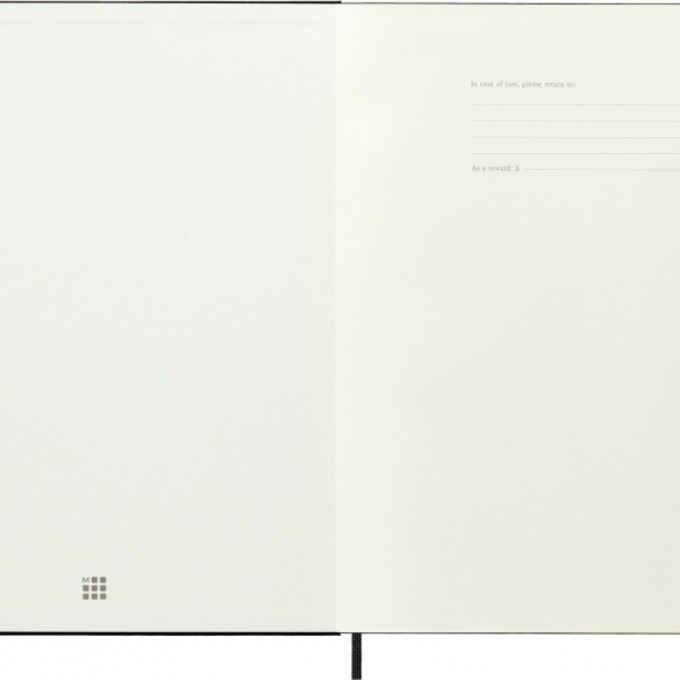 Notes MOLESKINE Classic XXL (21,6x27,9 cm) w kropki, twarda oprawa, 192 strony, czarny