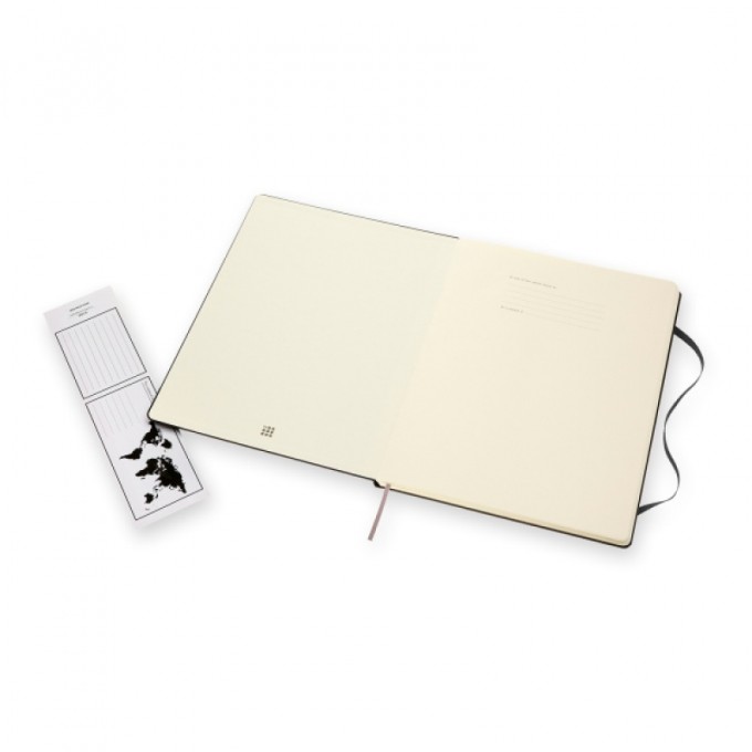 Notes MOLESKINE Classic XXL (21,6x27,9 cm) w kropki, twarda oprawa, 192 strony, czarny