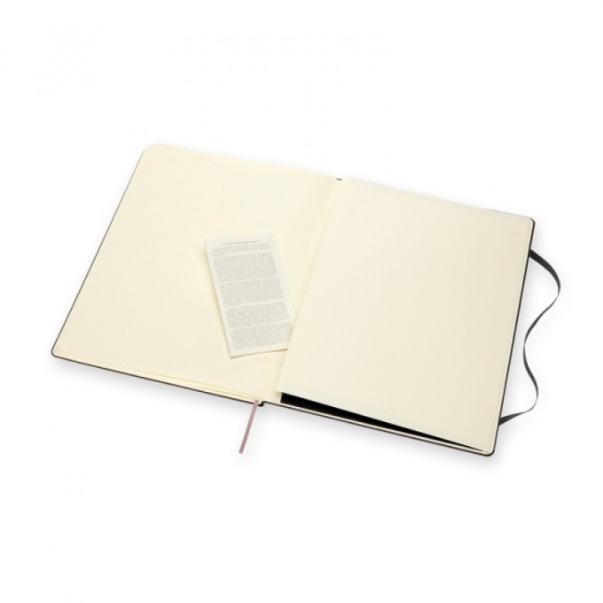 Notes MOLESKINE Classic XXL (21,6x27,9 cm) w kropki, twarda oprawa, 192 strony, czarny