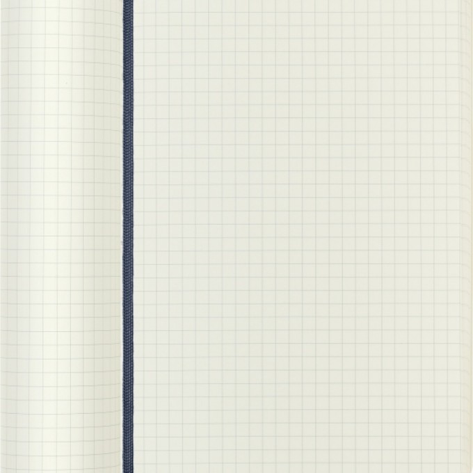 Notes MOLESKINE L (13x21cm) w kratkę, miękka oprawa, sapphire blue, 192 strony, niebieski