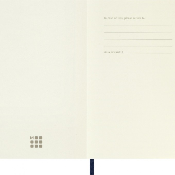 Notes MOLESKINE P (9x14cm) gładki, miękka oprawa, sapphire blue, 192 strony, niebieski