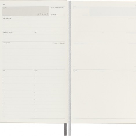 Notes MOLESKINE Passion Journal Wedding, 400 stron