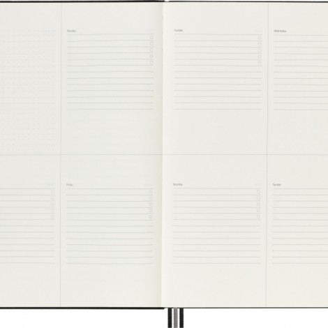 Notes MOLESKINE PRO Project Planner A4 twarda oprawa, czarny