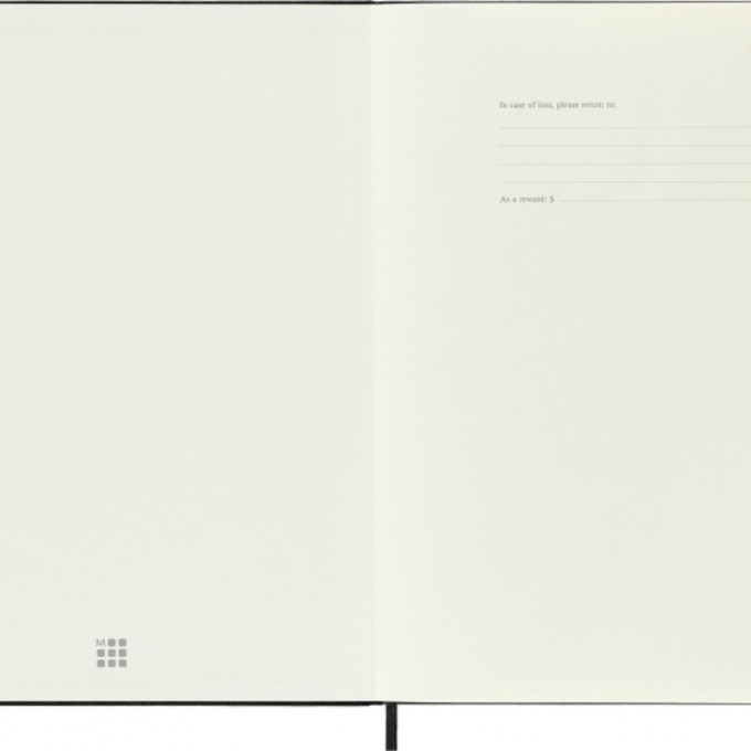 Notes MOLESKINE PROFESSIONAL XL (19x25 cm), twarda oprawa, 192 strony, czarny