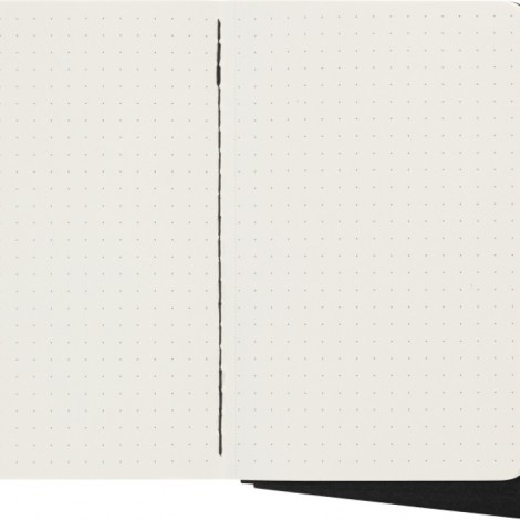 Zestaw 3 Zeszytów MOLESKINE Cahier Journals P (9x14cm) w kropki, 64 strony, czarny