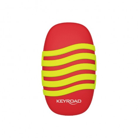 Gumka uniwersalna KEYROAD Wave, blister, mix kolorów