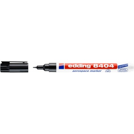 Marker dla przemysłu lotniczego e-8404 EDDING, 0,75mm, czarny