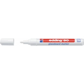 Marker do tablic szklanych e-90 EDDING, 2-3mm, biały