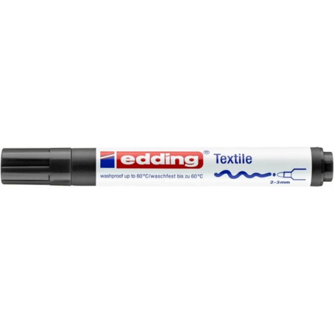 Marker do tekstyliów e-4500 EDDING, 2-3mm, czarny