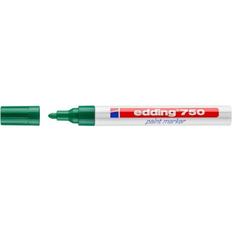 Marker olejowy e-750 EDDING, 2-4mm, zielony