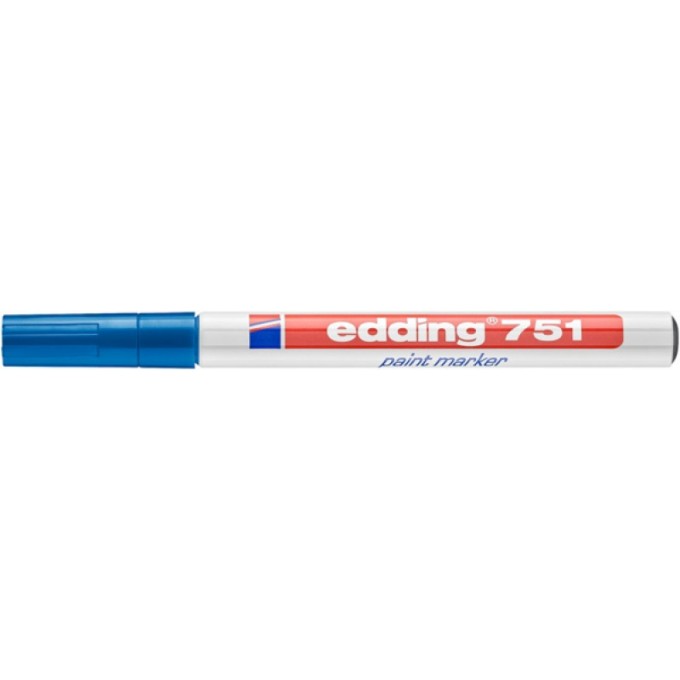 Marker olejowy e-751 EDDING, 1-2mm, niebieski