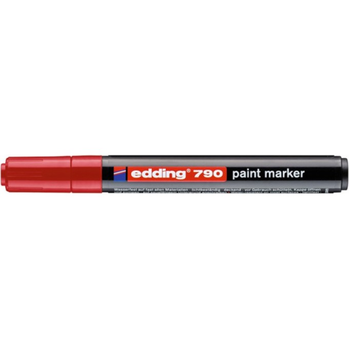 Marker olejowy e-790 EDDING, 2-3 mm, czerwony