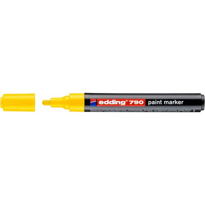 Marker olejowy e-790 EDDING, 2-3 mm, żółty