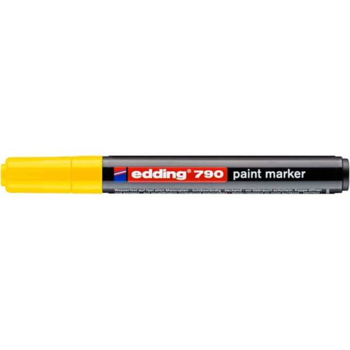 Marker olejowy e-790 EDDING, 2-3 mm, żółty