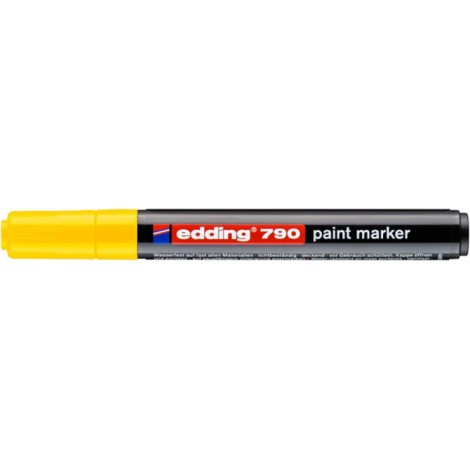 Marker olejowy e-790 EDDING, 2-3 mm, żółty
