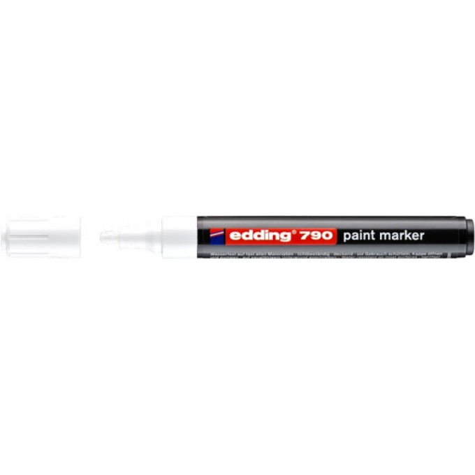 Marker olejowy e-790 EDDING, 2-3mm, biały
