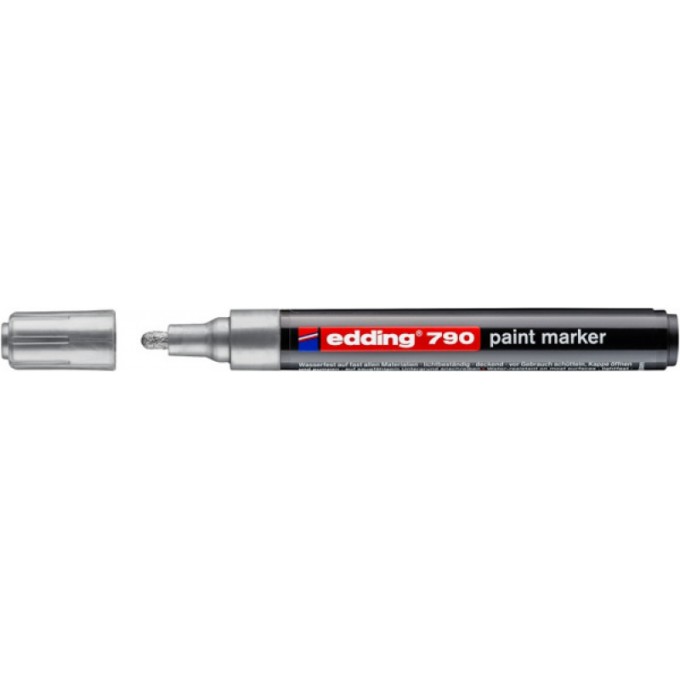 Marker olejowy e-790 EDDING, 2-3mm, srebrny