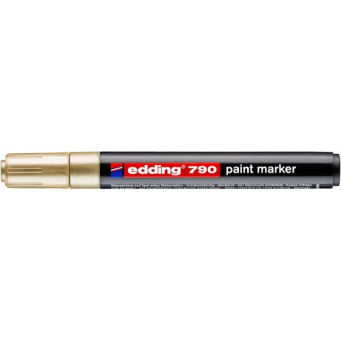 Marker olejowy e-790 EDDING, 2-3mm, złoty