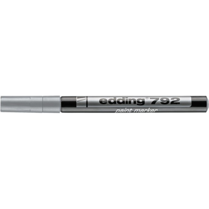 Marker olejowy e-792 EDDING, 0,8mm, srebrny