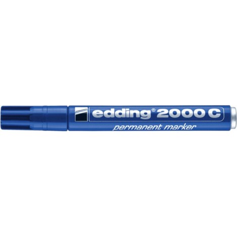 Marker permanentny e-2000c EDDING, 1,5-3mm, niebieski