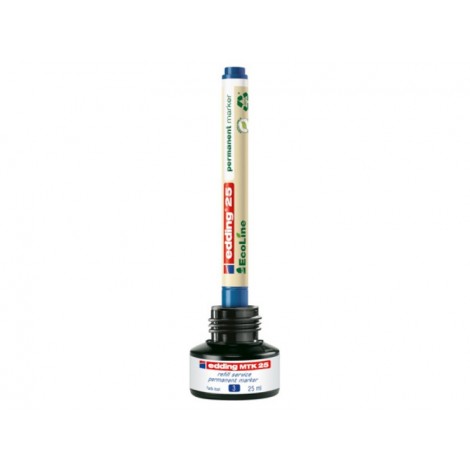 Marker permanentny e-25 EDDING ecoline, 1mm, czarny