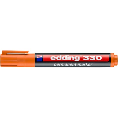 Marker permanentny e-330 EDDING, 1-5mm, pomarańczowy