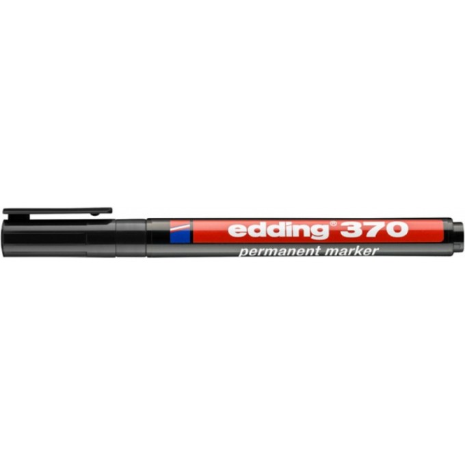 Marker permanentny e-370 EDDING, 1mm, czarny