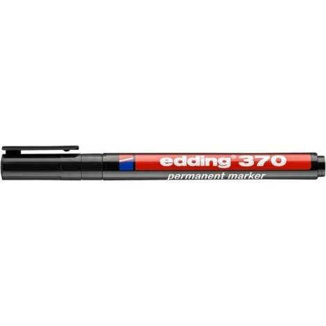 Marker permanentny e-370 EDDING, 1mm, czarny