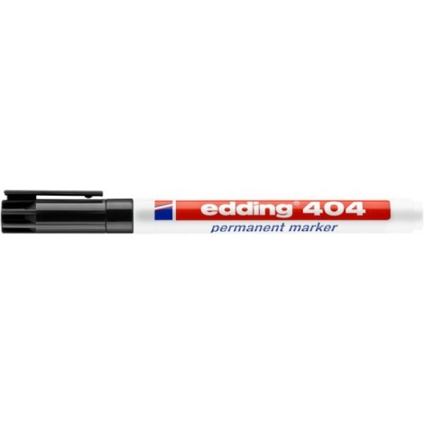 Marker permanentny e-404 EDDING, 0,75mm, czarny